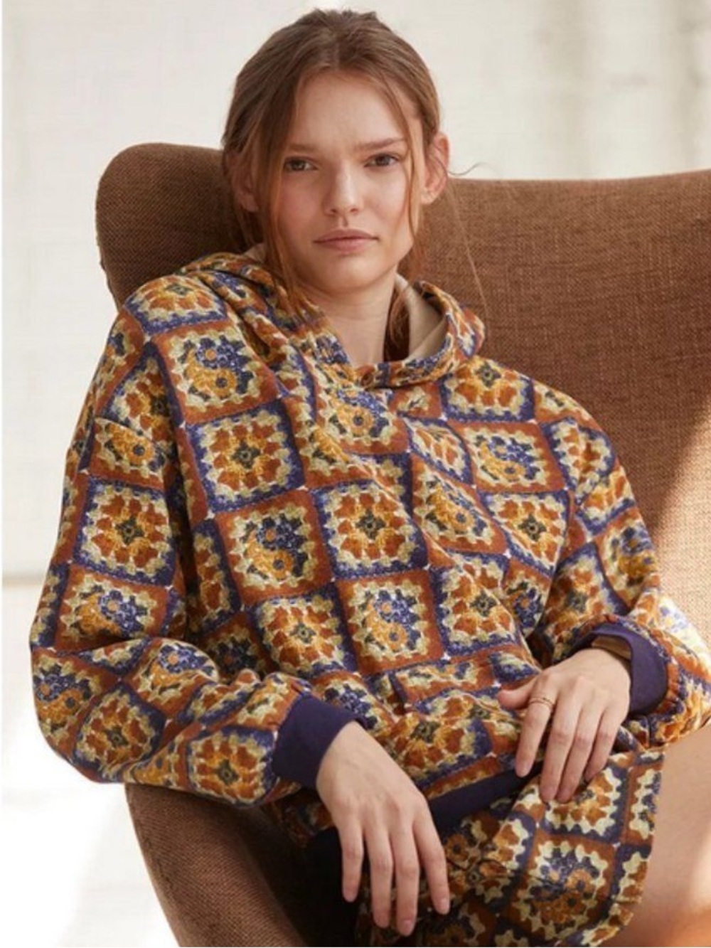 Urban Outfitters Out From Under Kacy Oversized Hoodie Sweatshirt Size Small